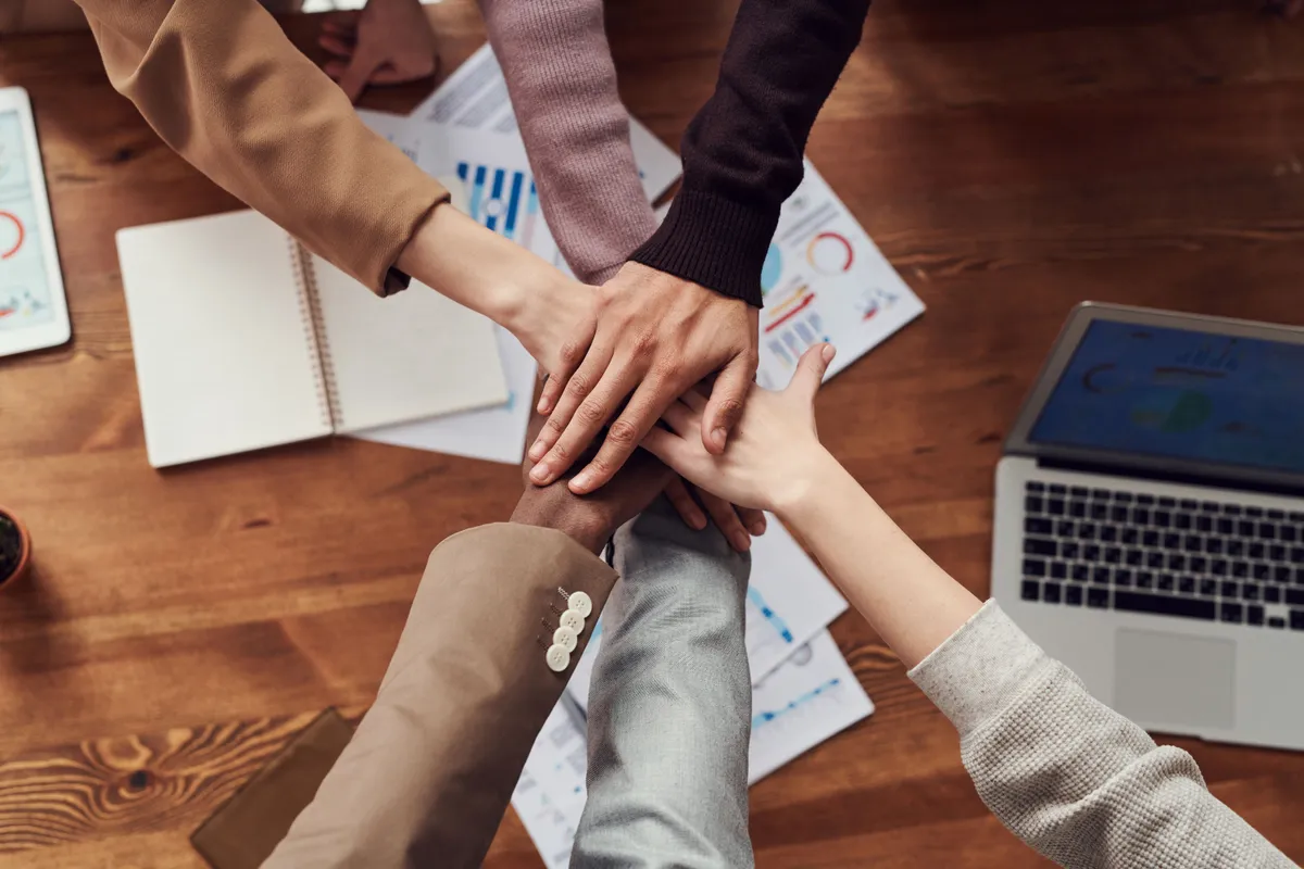 Nexa team collaborating in a modern office environment